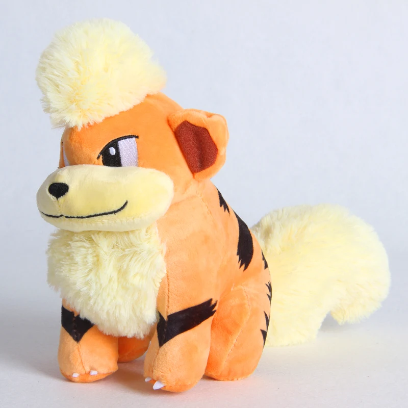 Takara Tomy Growlithe плюшевая милая собака кукла Япония мультфильм животных подарки для детей хобби Коллекционная мягкая игрушка покемон
