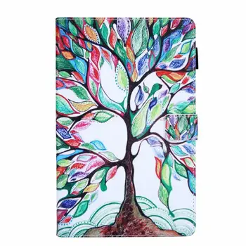 

Cartoon Coloured Drawing PU Leather Magnetic Tablet Case for Samsung Galaxy Tab A 8.0 SM-T290 SM-T295 Flip Cover Stand Funda+pen