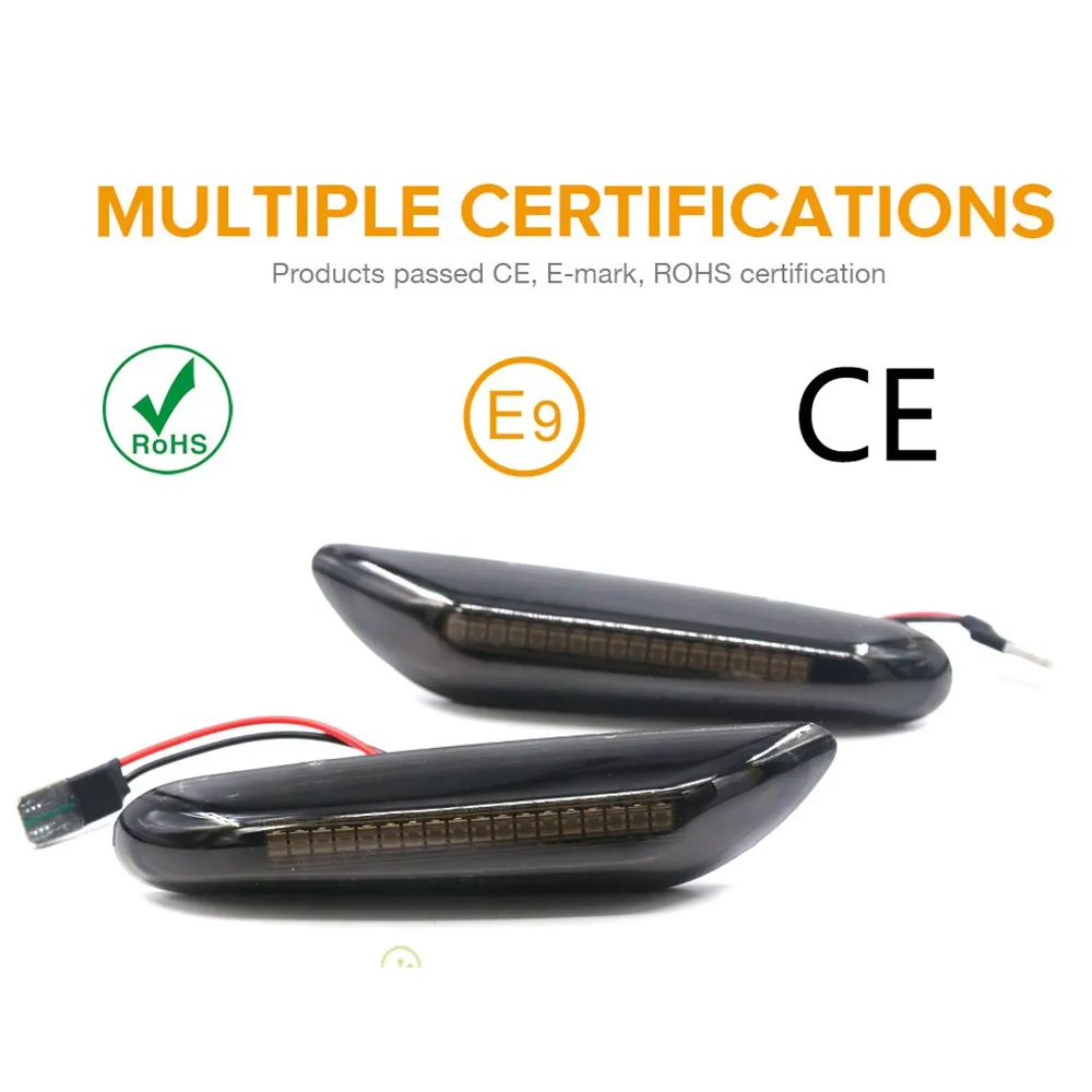 Светодиодный габаритный светильник s с индикатором поворота для BMW E87 E90 E46 E60 E92 E82