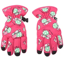 Шьет-нескользящий, для детей 2-4 лет, лыжные перчатки для катания на скейтборде(розовый, красный