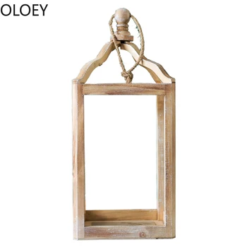 

Nordic Wood Candle Stand Wind Lamp Candle Lantern Vintage Candle Holder Tealight Garden Decoracion Para Iglesia Candle Stand Hot