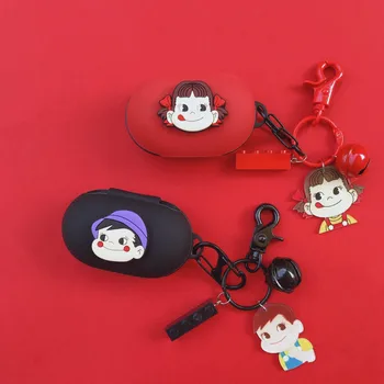 

Cute Protective Case Cover For Samsung Galaxy Buds 2020 Earphone Flip-open Case with Carabiner Waterproof Shockproof Cases