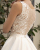 Wedding Dress Ball V-Neck Tank Button Lace Appliques Sequined Beads Satin Floor Length Sweep Train Bridal Gown Vestido De Novia #4