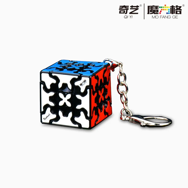 Новинка QIYI брелок Шестерня мини-Волшебный куб 3x3x3 обучающая скоростная