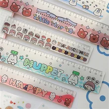 Régua de desenhos animados de coelho 15cm