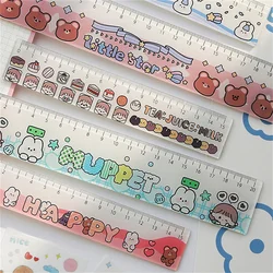 Régua de desenhos animados de coelho 15cm