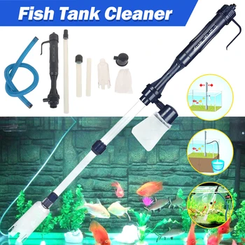 

Electric Aquarium Fish Tank Water Change Pump Siphon Tube Gravel Cleaner Water Filter Fish Tank Aquarium Cleaner Accessories