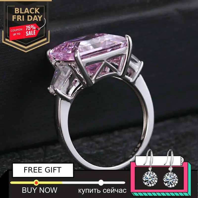 

not fake 12*12mm Princess cut Diamond Ring S925 sterling silver fine wedding citrine sapphire amethyst ruby coloured diamond