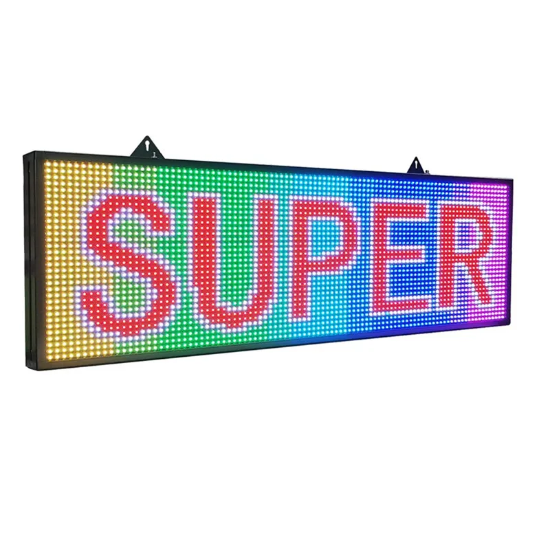 WIFI Led Sign 100X36CM Digital Sign HD Pixel Full-Color WIFI Outdoor Programe Led Message Board Electronic Scrolling Led Display