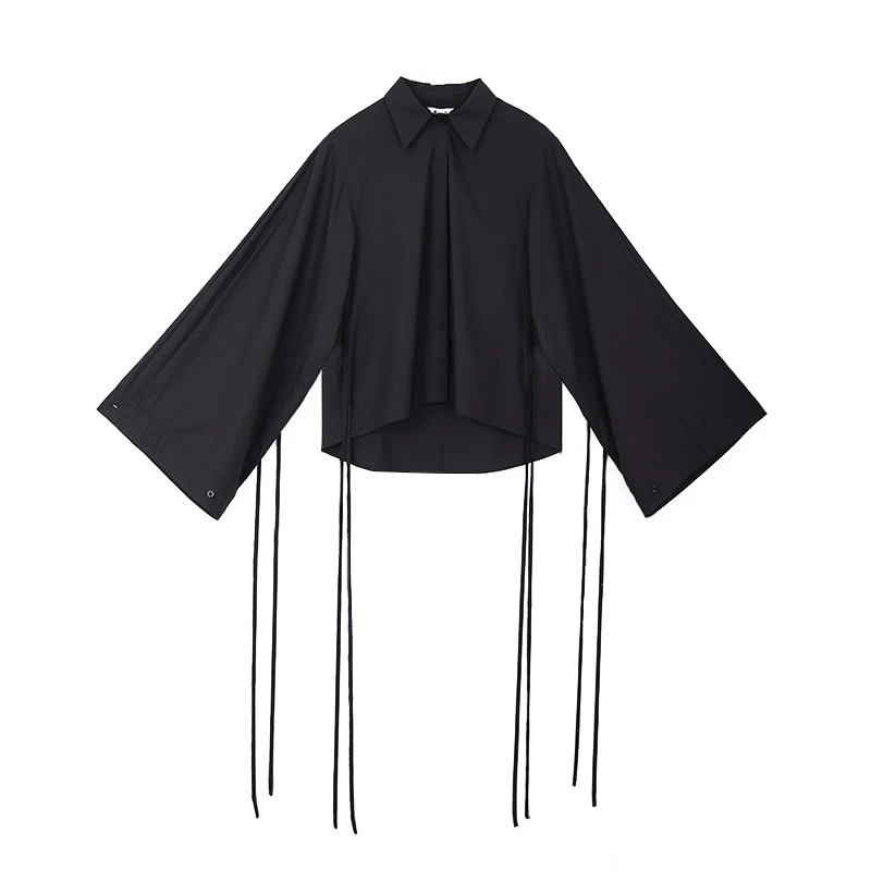 XITAO Dark Style Bandage Blouse Women Fashion