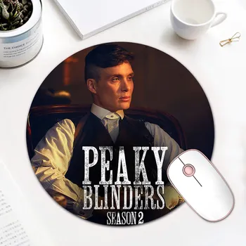 

Patterned Round Mouse Pad Peaky Blinders Mice Mat Computer Game Non-slip Mousepad