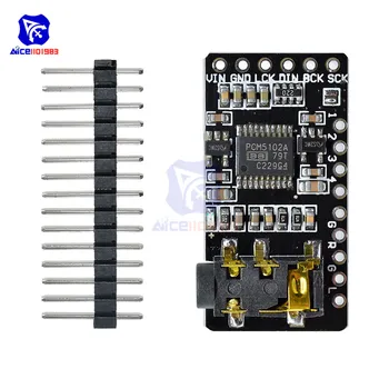 

GY-PCM5102 I2S Interface PCM5102 DAC Decoder I2S Player Module for Raspberry Pi with Pin