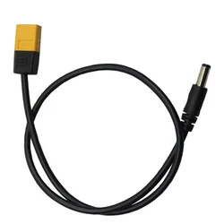 Connecteur Bullet femelle XT60 22awg vers câble d'alimentation femelle DC5525, adaptateur 5.5x2.5mm pour alimentation RC, chargeur de batterie Lipo, 30CM 