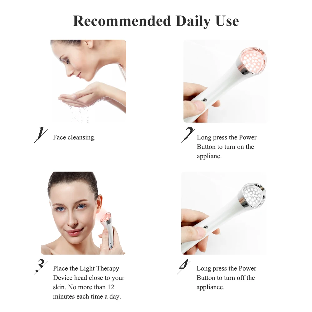 Устройство для лечения акне TOUCHBeauty Лечение пятен 630 нм|Светодиодная маска лица| |