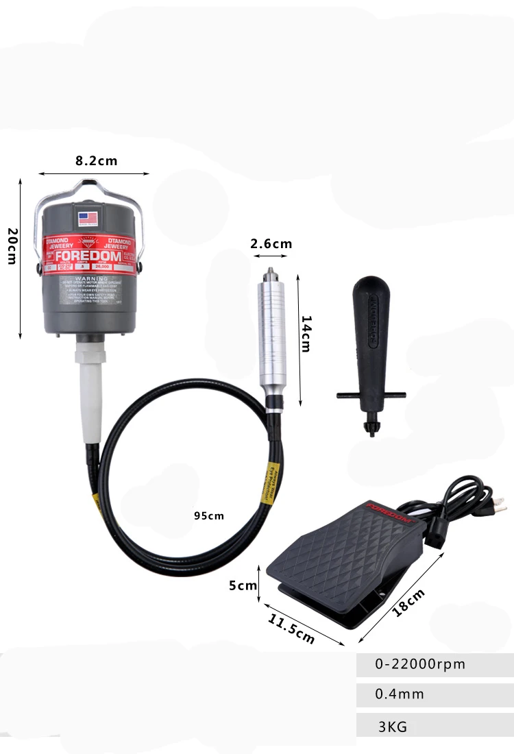 Гибкий вал Foredom мотор Dremel Полировочный мотор Ювелирный инструмент оборудование стоматологический роторный шлифовальный станок гравировка