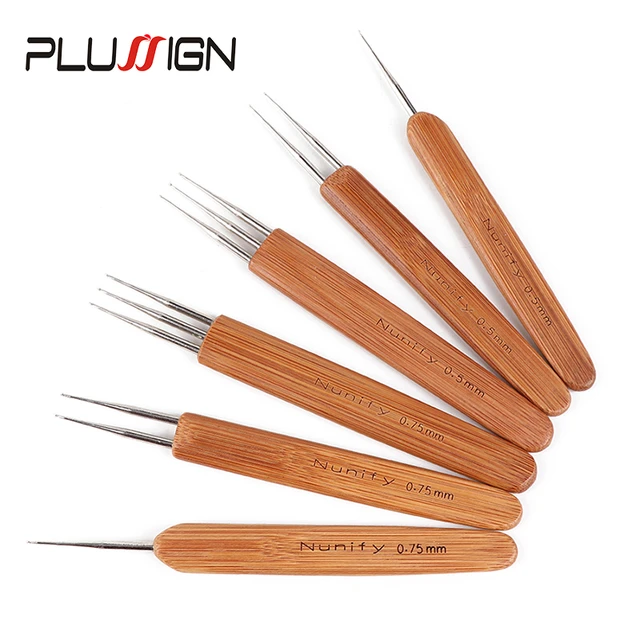 3pcs/Set Three Colors And Three Sizes Hair Crochet Needle