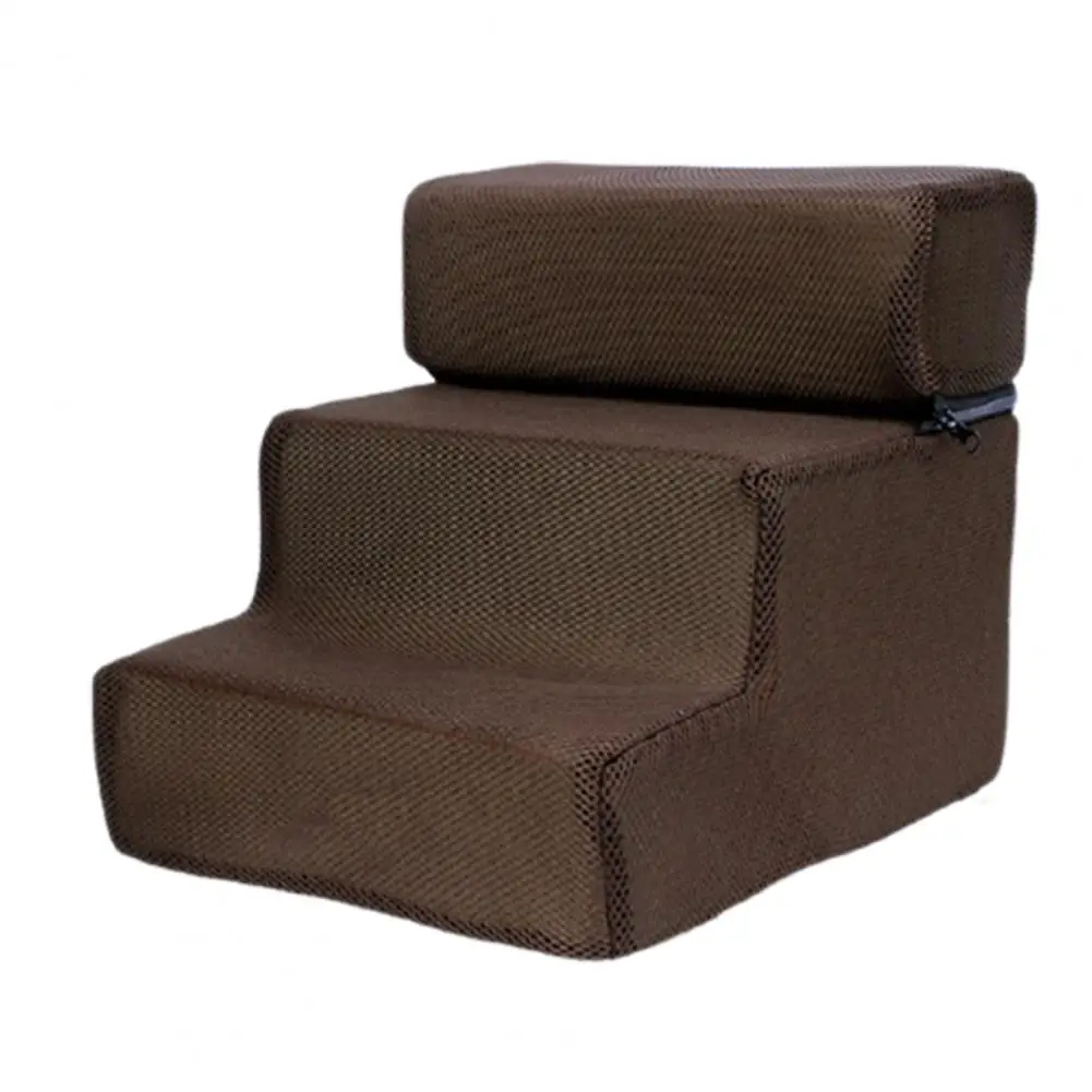 s Pet Ladder Cover Detachable Comfortable Faux Leather Non-slip Dog Ramp Stairs Case for Puppy