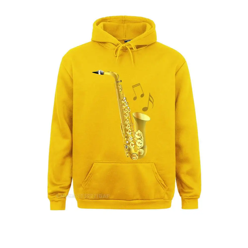 Sudadera con capucha de manga larga gótica para hombre, regalo de saxofón, notas musicales, verano y otoño