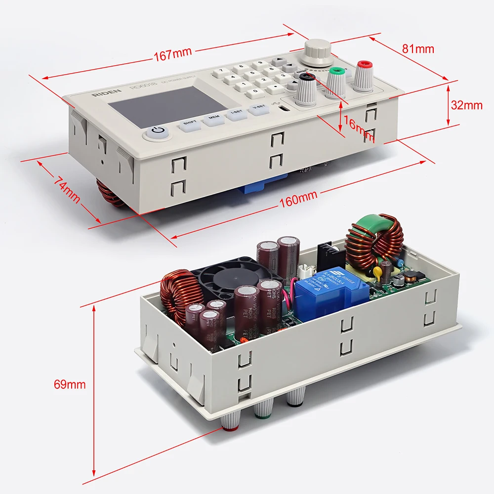 RD6018 USB WiFi Digital Power Supply DC DC Voltage Step Down Module