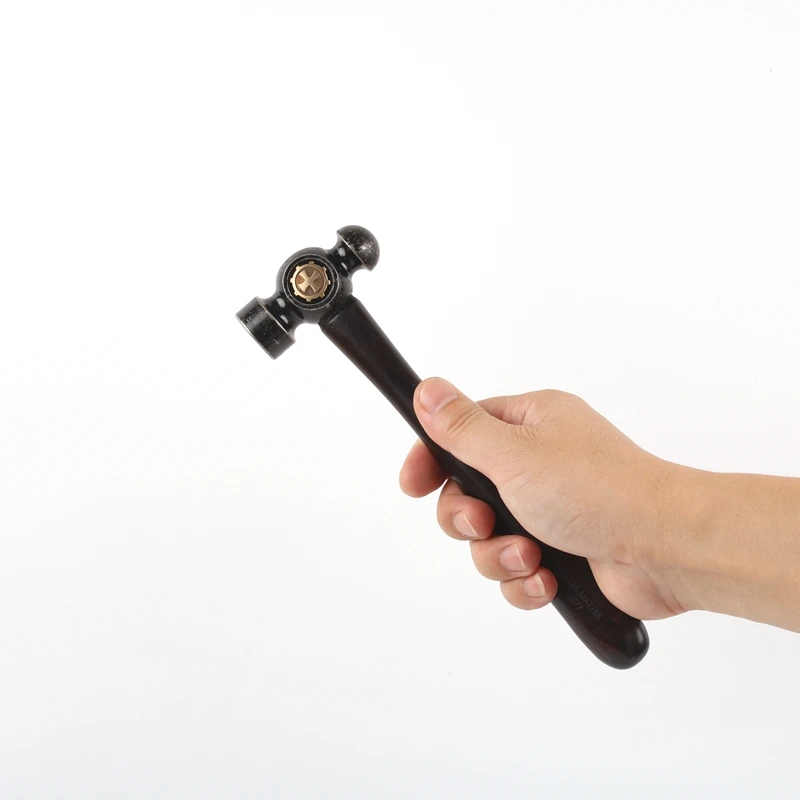 All is Hammer 45# Carbon Steel badge Hammer 220g Mallet  Gavel Ebony Wood Handle Hand Tools EDC Tool 2