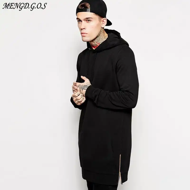 long hoodie mens