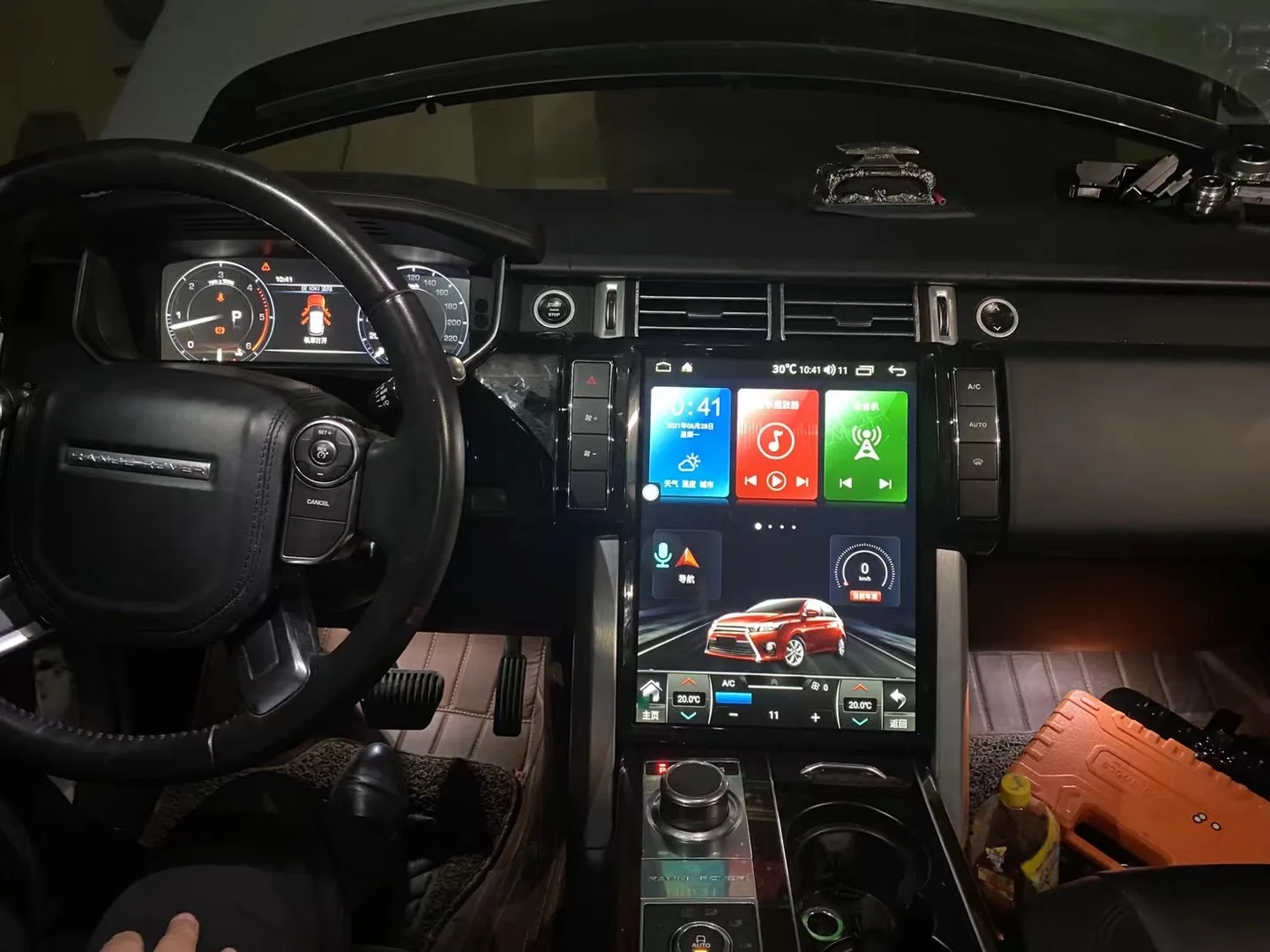 For Range rover 2014-2017 Car GPS navigation DVD player Stereo Satnav Head  Unit Multimedia Radio Tape Recorder IPS