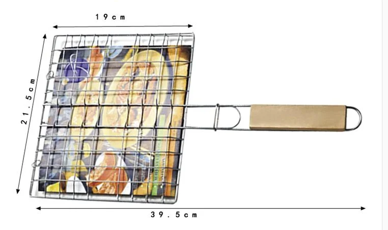 Открытый Гриль Рыба Клип гриль Сетка площадь rejilla horno Многофункциональный барбекю siatka na ryby
