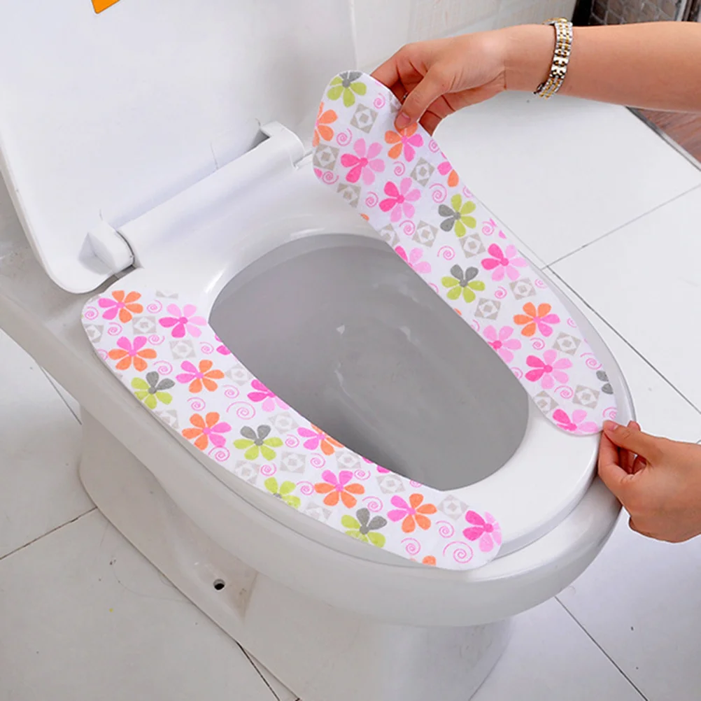 2 Pcs Toilettenabdeckungen für Badezimmer WC-Sitz-Abdeckung Matte