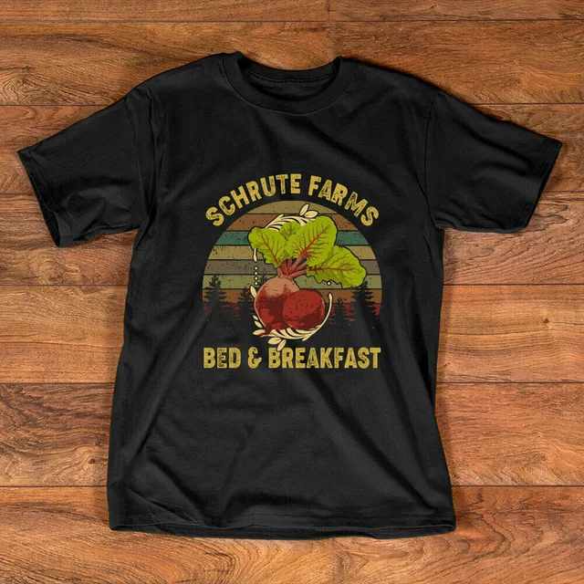 $US $8.16  Schrute Farms Bed & Breakfast T-Shirt The Office Tv Show T Shirt  Dwight And  New Cool Tee Shirt