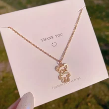 2pcs Cute Brick Heart Pendant Necklace 