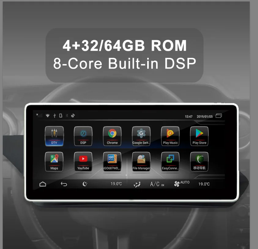 Android 9,0 автомобильный dvd-плеер gps навигация для Mercedes-Benz GLK X204 2008+ Авто Радио Стерео Плеер Мультимедиа экран головное устройство
