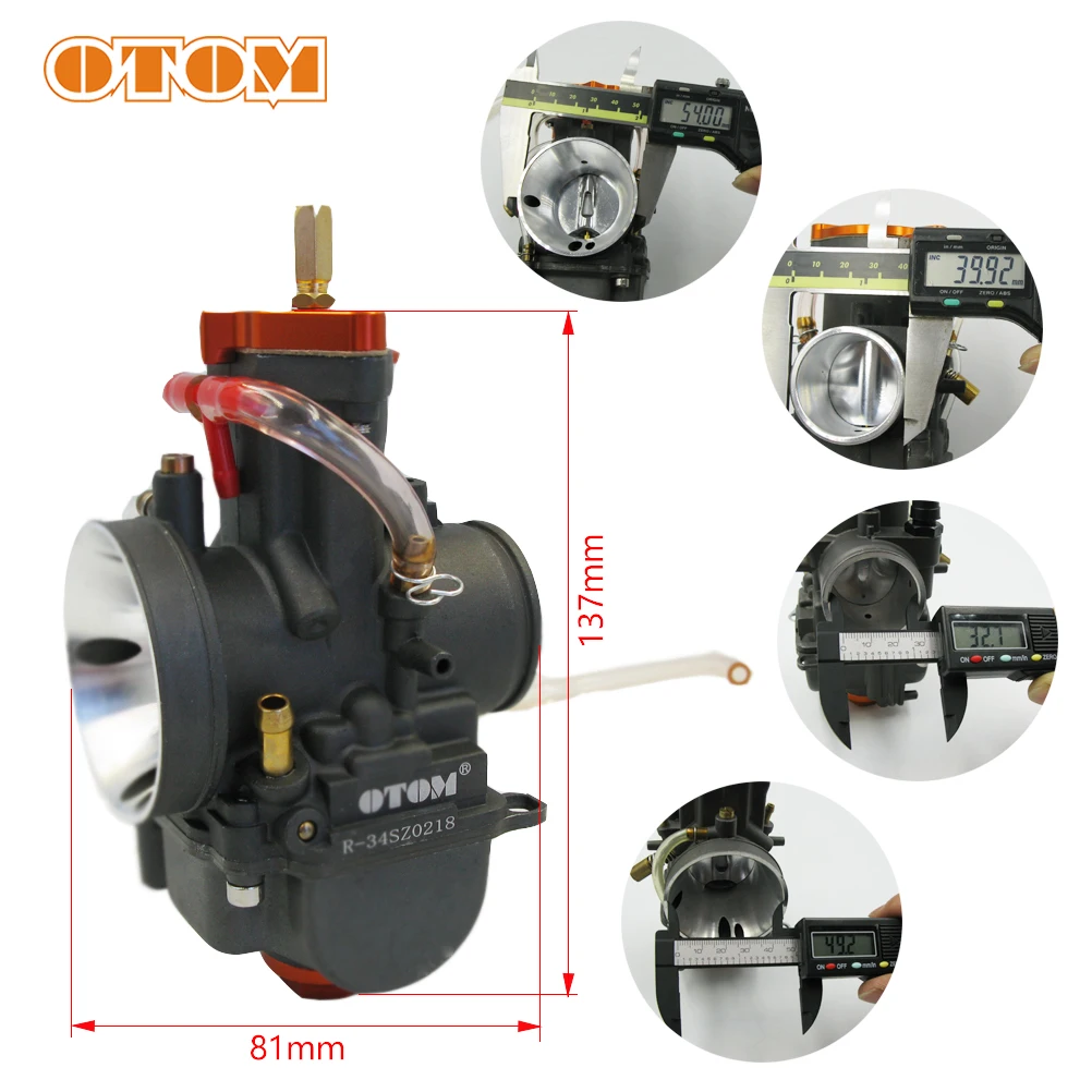 OTOM карбюратор Motocylce Мотокросс грязи уличный велосипед PWK 34 мм для KTM HONDA KAWASAKI SUZUKI YAMAHA
