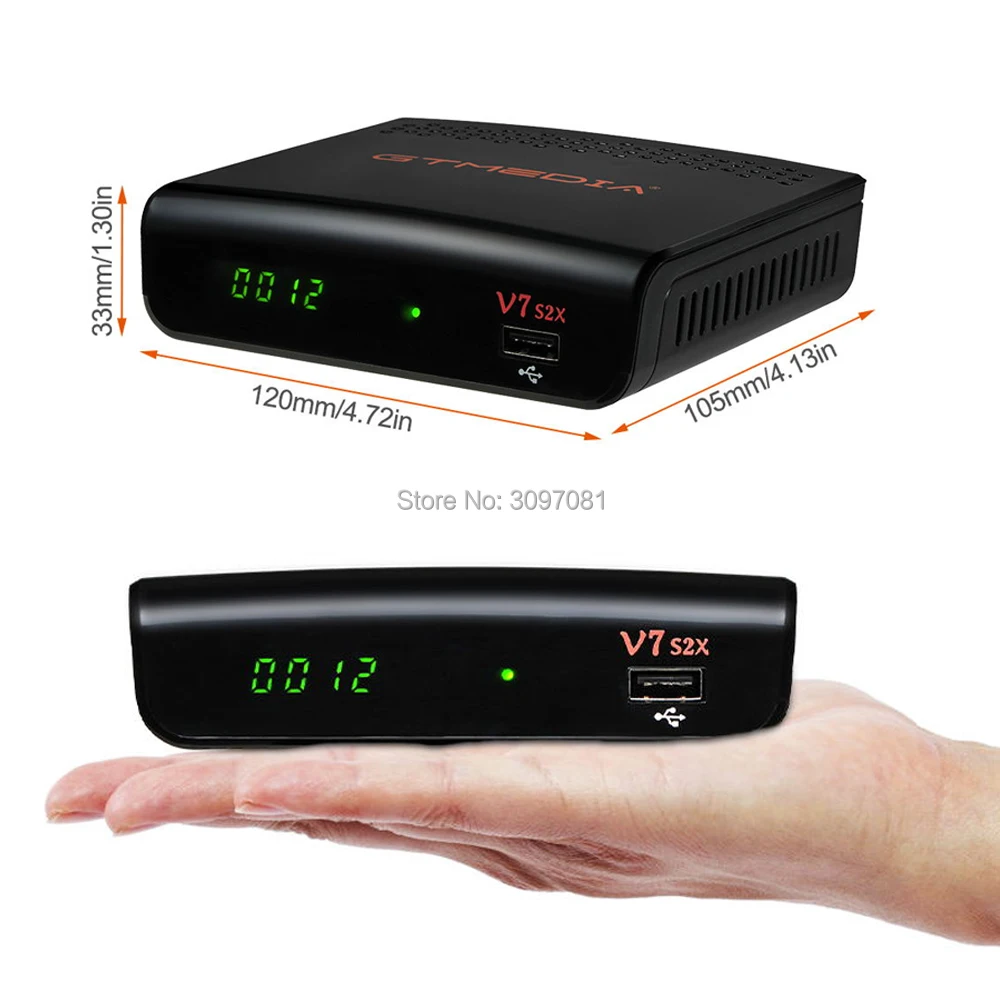 FHD DVB S2 GTmedia V7 S2X цифровой спутниковый ресивер обновленный gtmedia v7s hd 1080P приемник usb