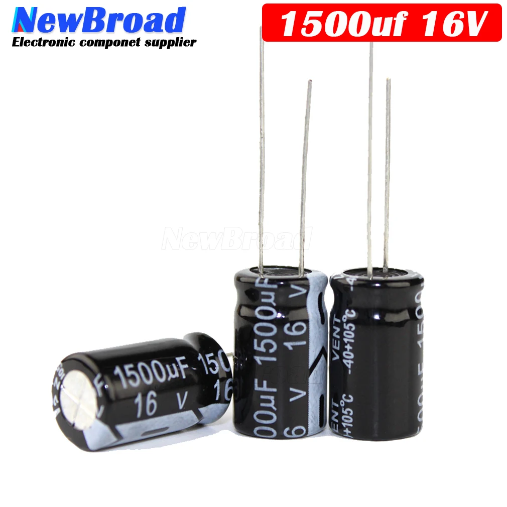 10PCS Original aluminum electrolytic capacitor 1500UF 6.3V 10V 16V 35V plug-in multi specification 8*16 8*12 8*20 16*25 10*17MM |