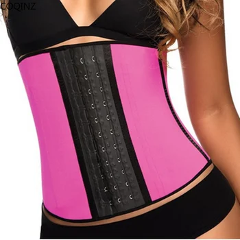 

Pink Corpetes E Corselet Steel Boned Korset Waist Latex Vestido Chest Binder For Women Sexy Lingerie Women Tops Plus Size