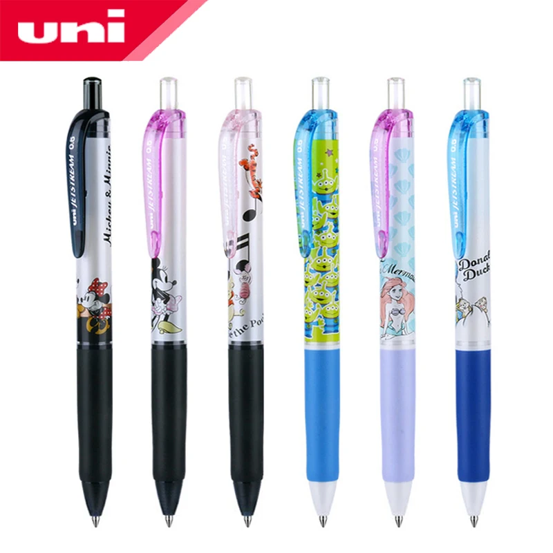 Японская шариковая ручка UNI, SXN-189DS, ограниченная серия, Дисней, Мультяшные узоры, масляная ручка, 0,5 мм, быстросохнущая, Винни Пух, митчемини