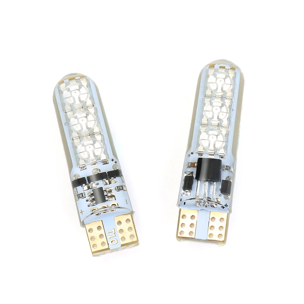 2x T10 светодиодный 194 168 W5W 5050 SMD RGB автомобильный купольный свет для чтения автомобилей Клин лампа RGB светодиодный светильник с пультом дистанционного управления