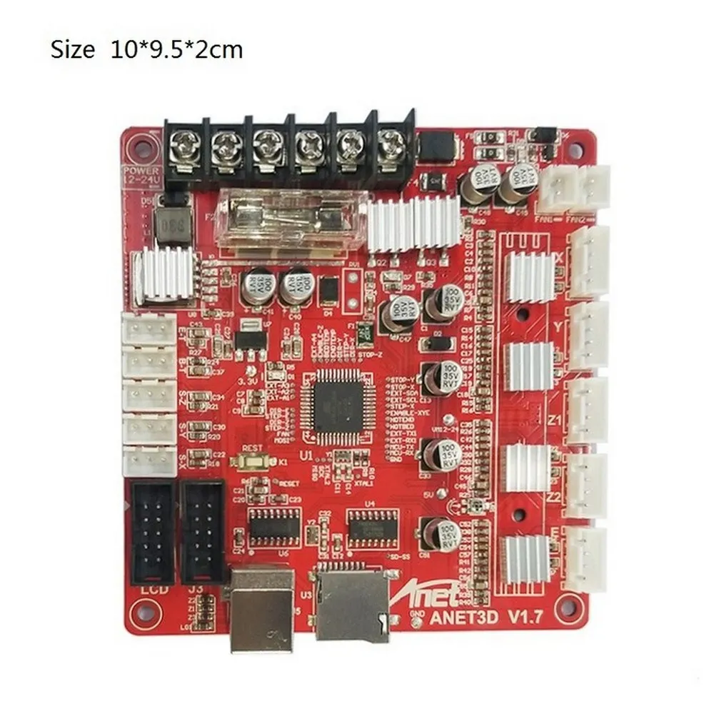 1 шт. Anet V1.7 3d принтер плата управления Anet плата управления материнская плата для Anet A8 3d принтер Reprap i3 3d принтер материнская плата
