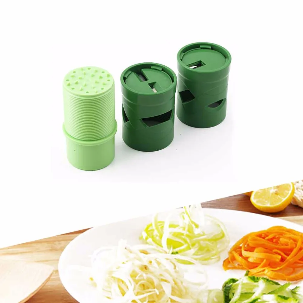 Овощная еда измельчитель спиральные гаджеты VEGGIE TWISTER спиральные резак ножи для резки ломтиками, кухонные инструменты, инструмент для украшения салата Овощечистка терки