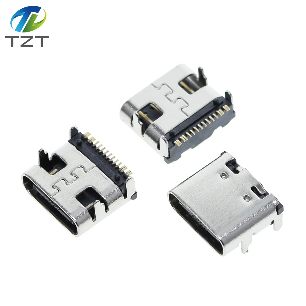10PCS Micro USB JACK 3,1 Typ-C 16pin buchse Für Handy lade port Lade Buchse Gute qualität – Detail 2