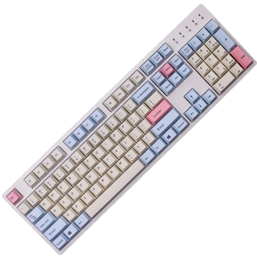 

MP KEYCAP Rose Blue Keycap Cherry Profile Dye-Sublimation Thick PBT Keycaps MX Switch Mechanical Keyboard Keycap