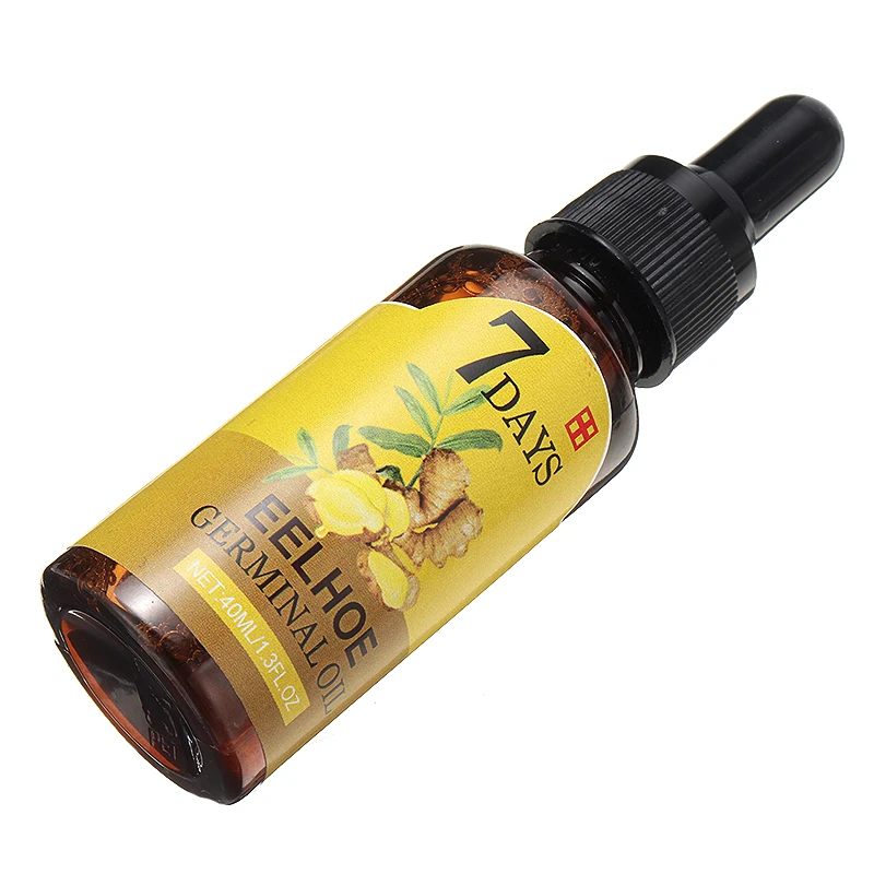 Jengibre Germinal aceite SÉRUM 7 días el crecimiento del cabello líquido pelo mejorar la esencia tratamiento antipérdida de cabello nutrición prevenir la sequedad