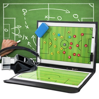 

Soccerwe Football Basketball Tactical Command Board Training Tactics Folding Magnetic Notebook Shape 53*31 cm Sports Toy