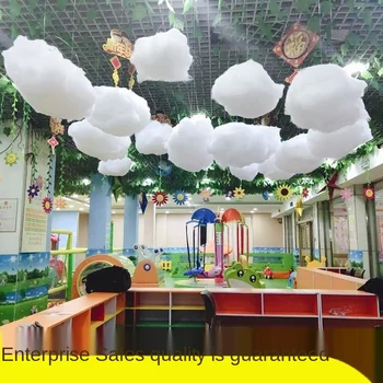 

Wedding cotton cloud decoration simulation cloud props three-dimensional Cloud T-stage road lead pendant wedding decoration