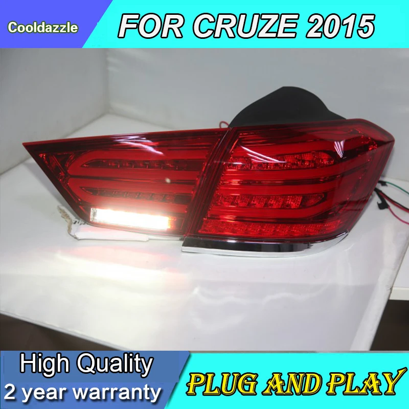 Для CHEVROLET 2015 год Cruze Светодиодные ленты сзади светильник светодиодный задний