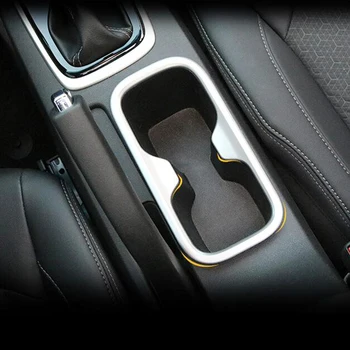 

For Chevrolet CAVALIER 2017 2018 2019 ABS Matte Car Front water cup frame decoration Cover Trim accessories styling 1pcs