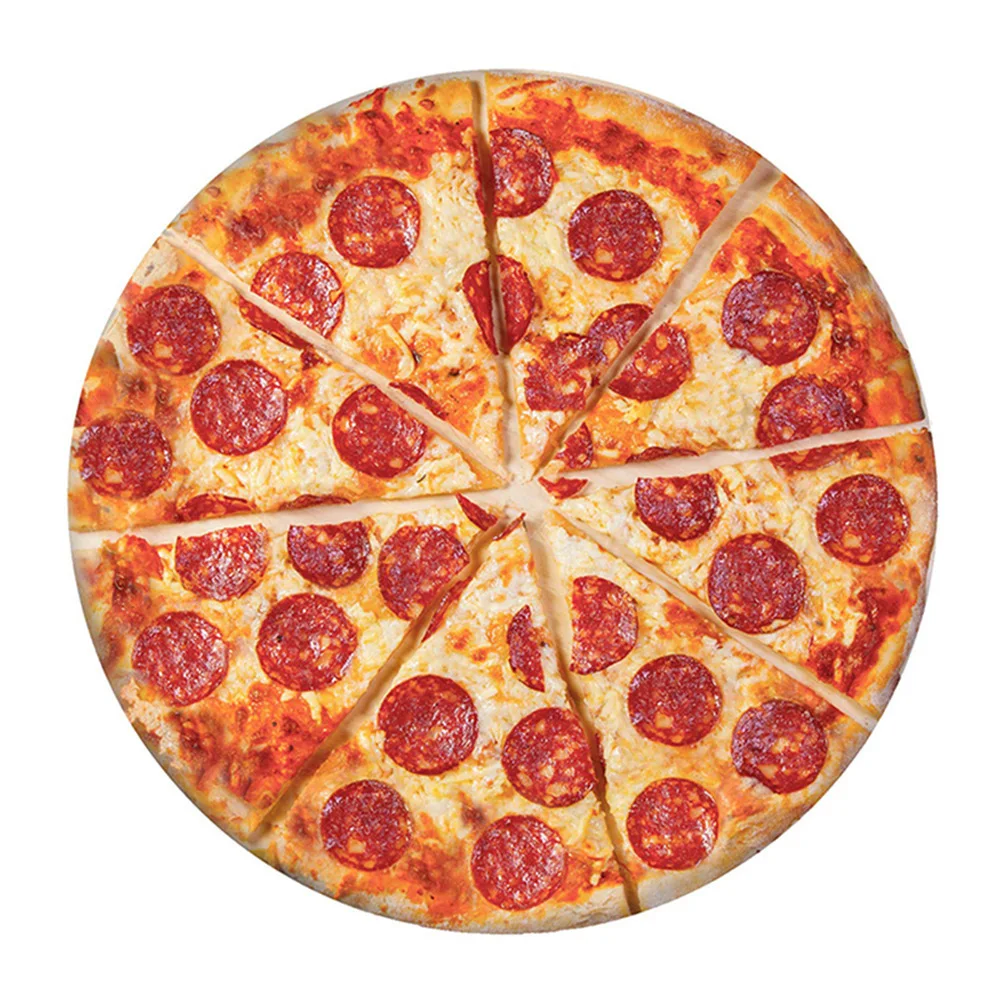 Одеяло для спальни тортильи пицца сладкий круг Мексиканский гамбургер теплое