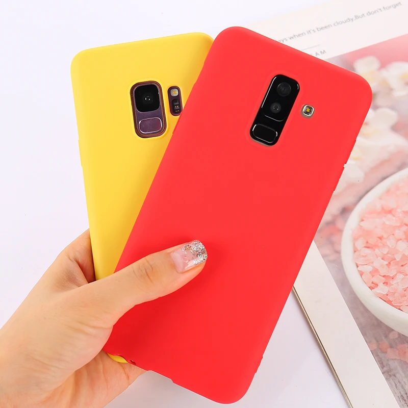 Мягкий чехол для Samsung Galaxy A10 A20 A30 A40 A50 A60 A70 M10 M20 A20E S10 S8 S9 Plus S7 S6 edge S10e матовый