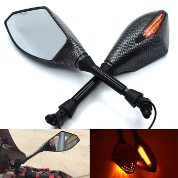 

Universal Motorcycle mirrors LED Turn Signals Rearview Mirrors for BMW K1600 K1200R K1200S R1200R R1200S R1200ST R1200GS XB12SCG