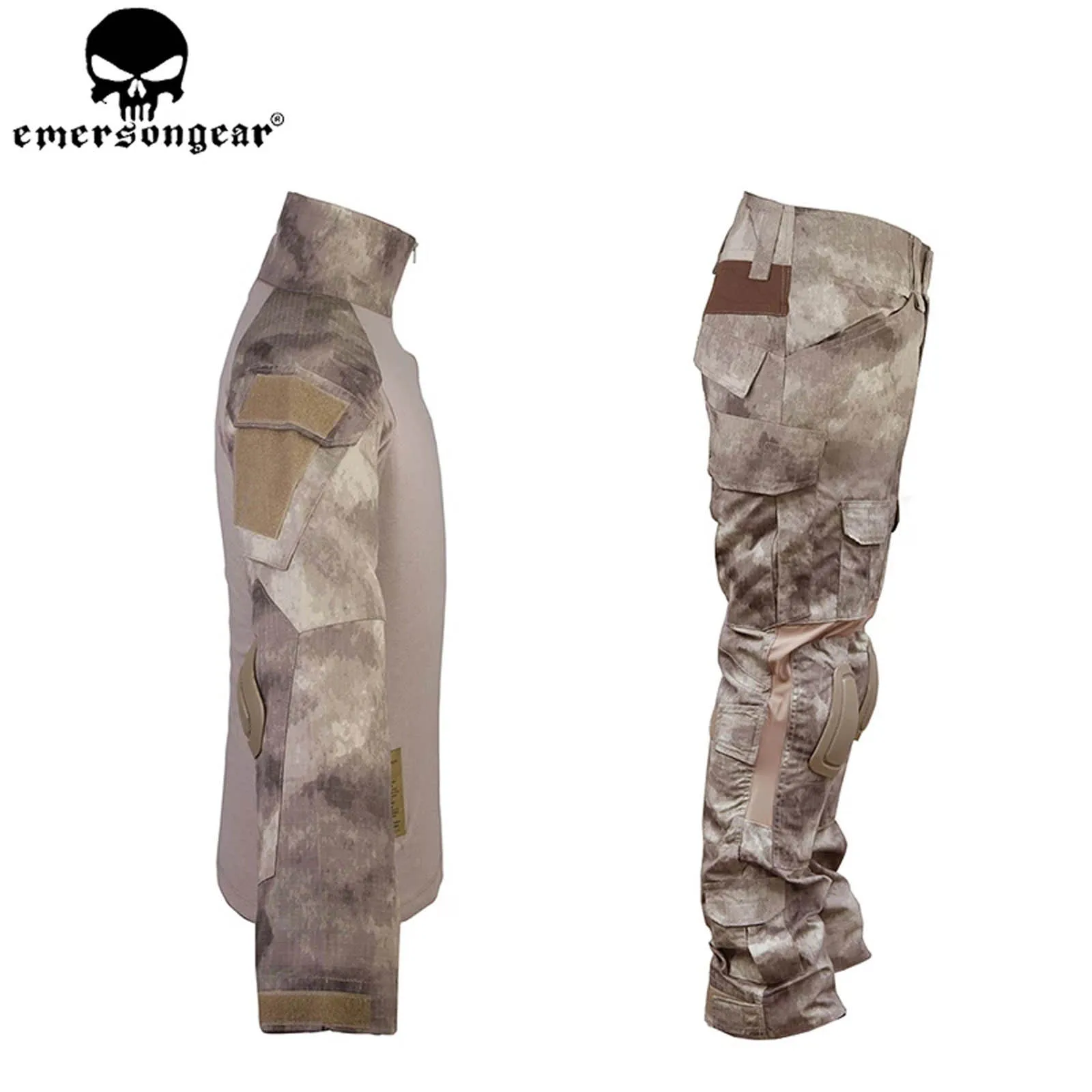 EMERSON Combat Gen2  Shirt Pants Suit Military Airsoft bdu Uniform A-Tacs EM6912